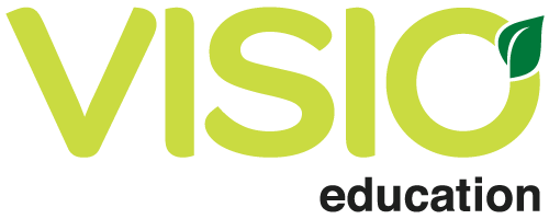 visio education logo.